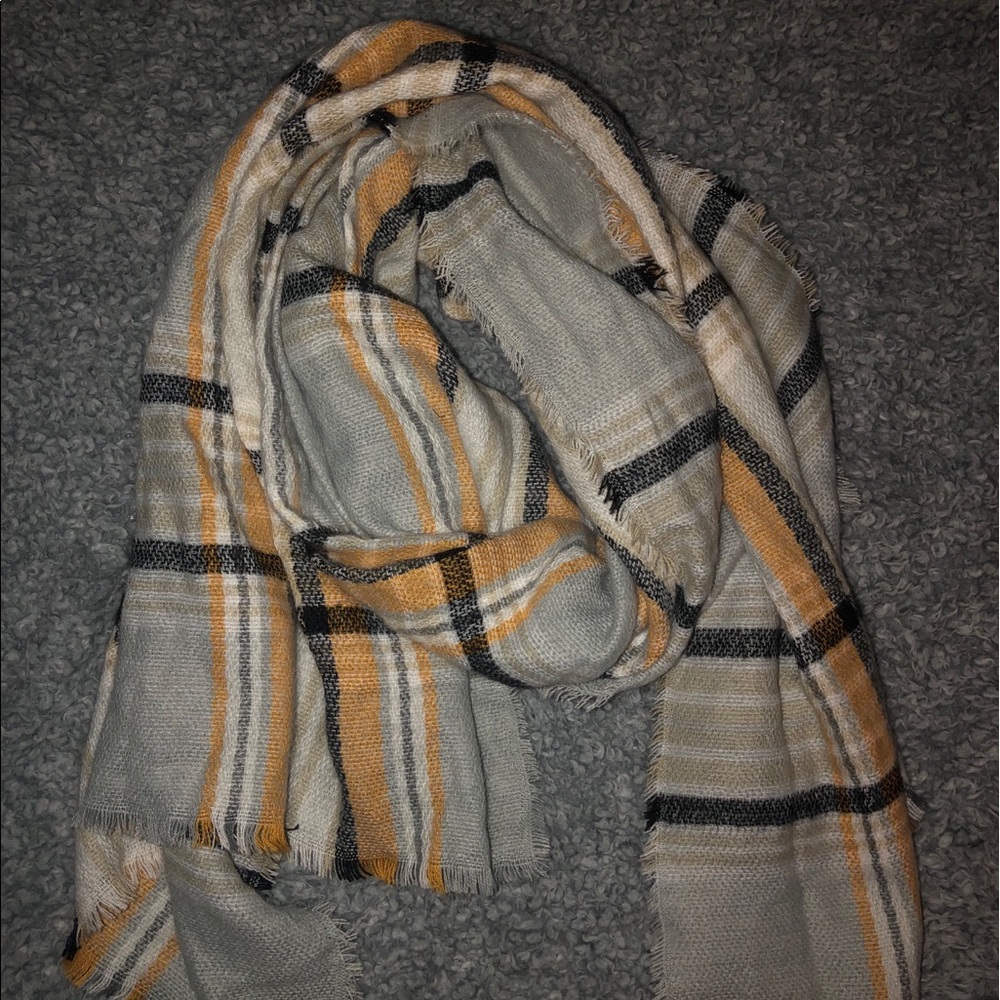 plaid scarf
